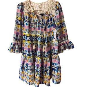 Woman’s multi colored Boho dress size Xsmall